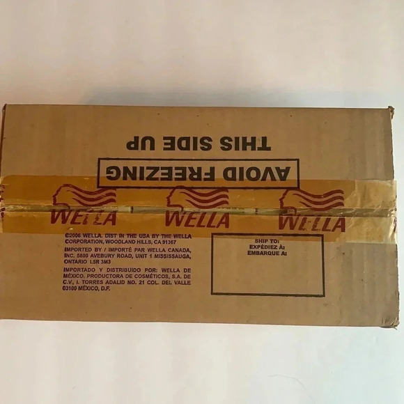 WELLA Hair Color Charm Liquid 7NG Medium Beige Blonde Box of 36 Bottles - Picture 3 of 4